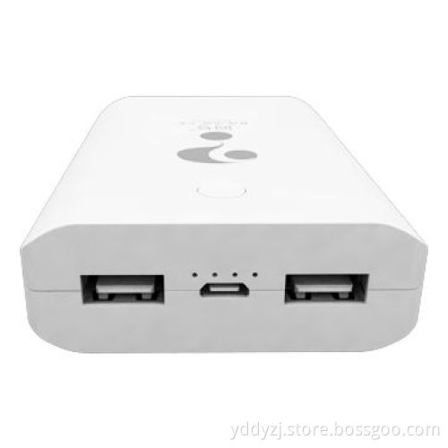 5V/1A & 2.1A USB outputs, 7800mA power bank, private mould